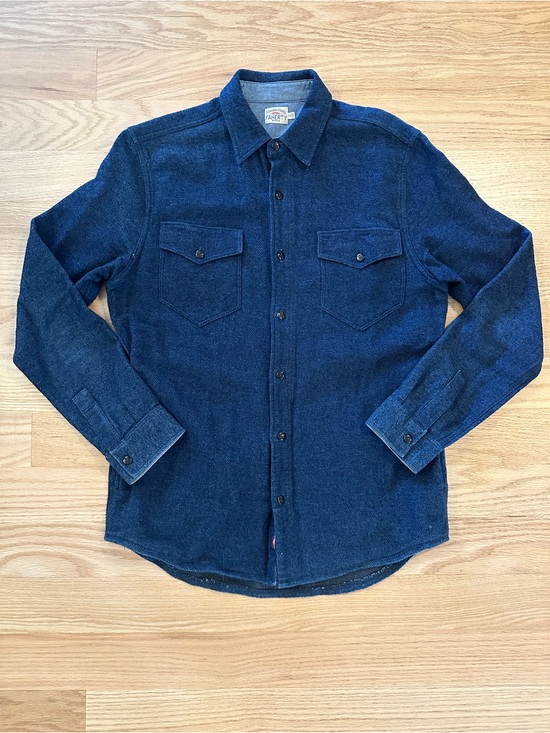 Faherty Other - Faherty blue twill cotton Casual Button-Down Shirt